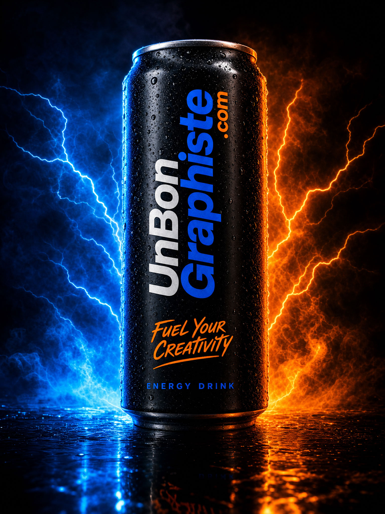UnBonGraphiste — Boisson énergétique visuel 1