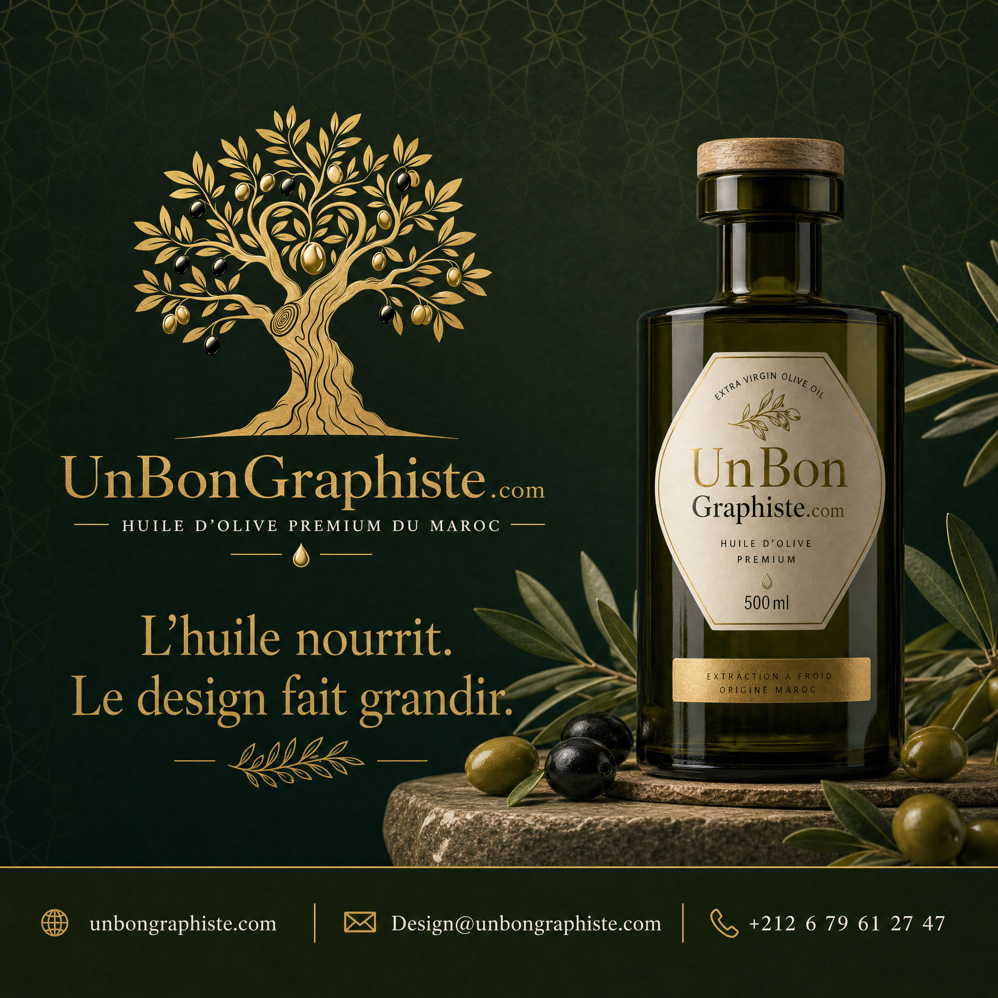 UnBonGraphiste — Huile visuel 2